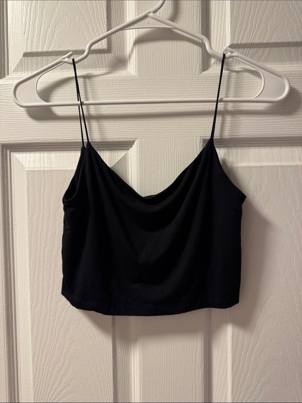 Wilfred Women’s Black Cowl Neck Spaghetti Strap Camisole